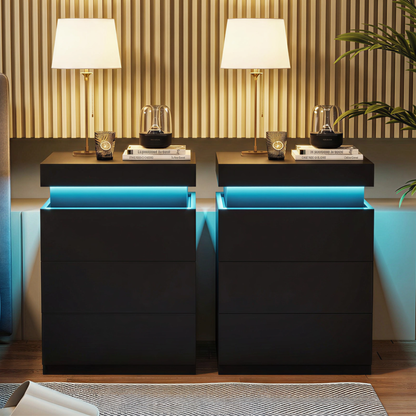 Smart LED Bedside Table