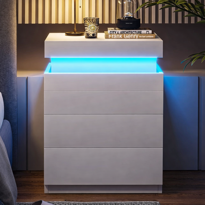 Smart LED Bedside Table