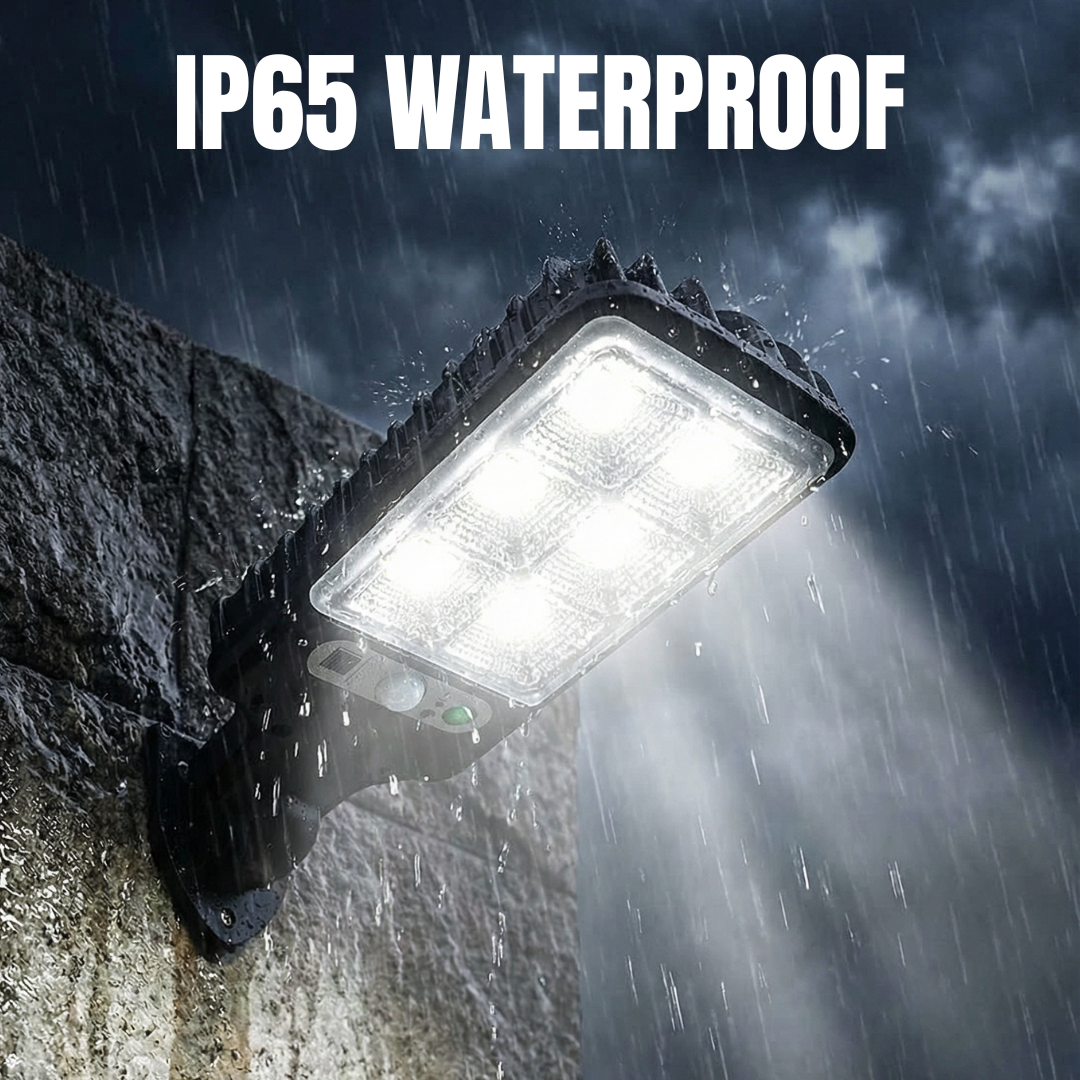 Lámpara LED Solar de Exterior con Sensor de Movimiento