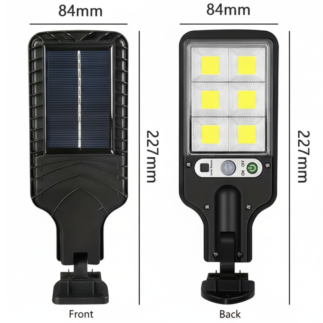 Lámpara LED Solar de Exterior con Sensor de Movimiento