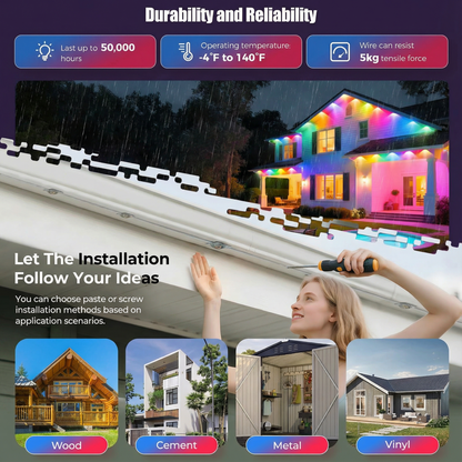 Smart Outdoor LEDs - Exclusive Decoration