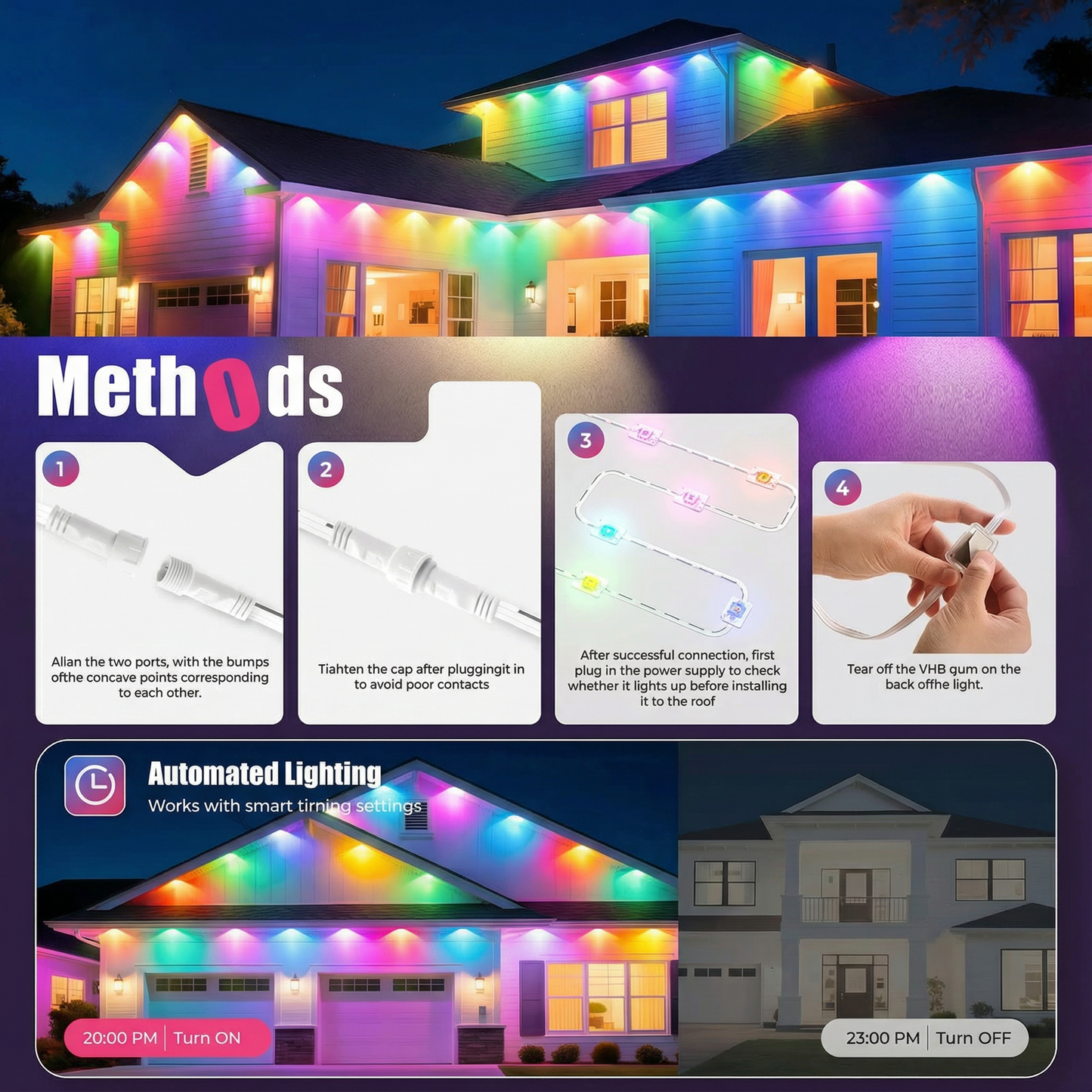 Smart Outdoor LEDs - Exclusive Decoration