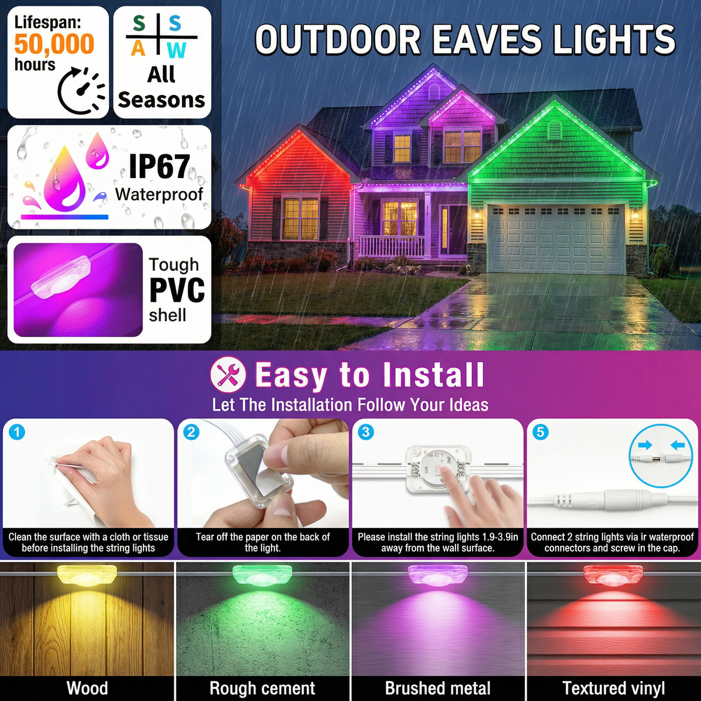 Smart Outdoor LEDs - Exclusive Decoration