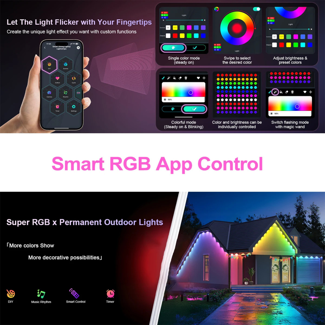 Smart Outdoor LEDs - Exclusive Decoration