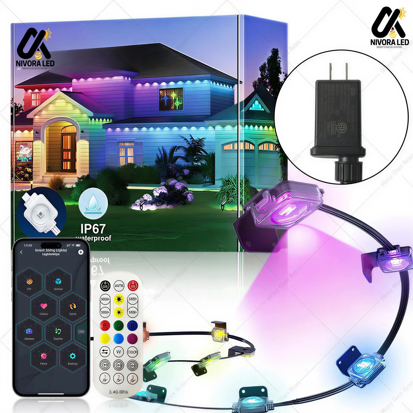 LED extérieures intelligentes - Décoration exclusive