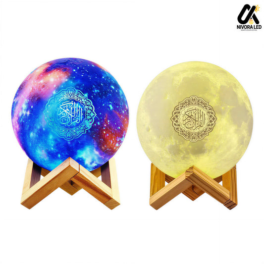 Lámpara LED Islámica con Altavoz Bluetooth – Corán Azan y Luz Nocturna